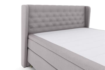 Select No 4 Komplett Sängpaket 160x200 Fast - Ljusgrå/Guld - Products - Möbler - Säng - Kontinentalsäng