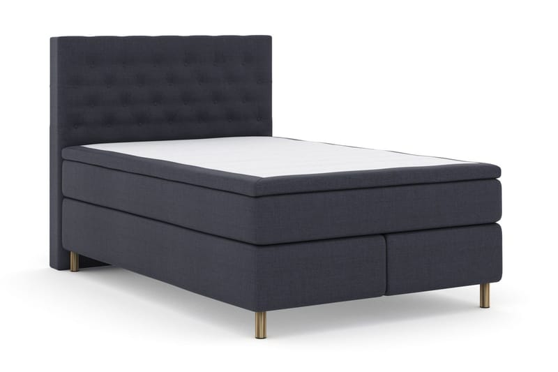 Select No 4 Komplett Sängpaket 160x200 Medium - Blå/Metall - Products - Möbler - Säng - Kontinentalsäng
