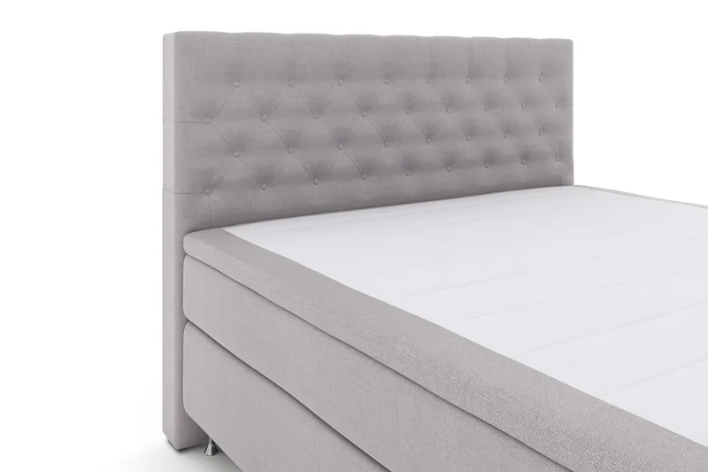 Select No 4 Komplett Sängpaket 180x200 Fast - Ljusgrå/Silver - Products - Möbler - Säng - Kontinentalsäng