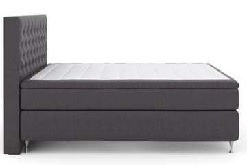 Select No 4 Komplett Sängpaket 180x200 Fast - Mörkgrå/Silver - Products - Möbler - Säng - Kontinentalsäng