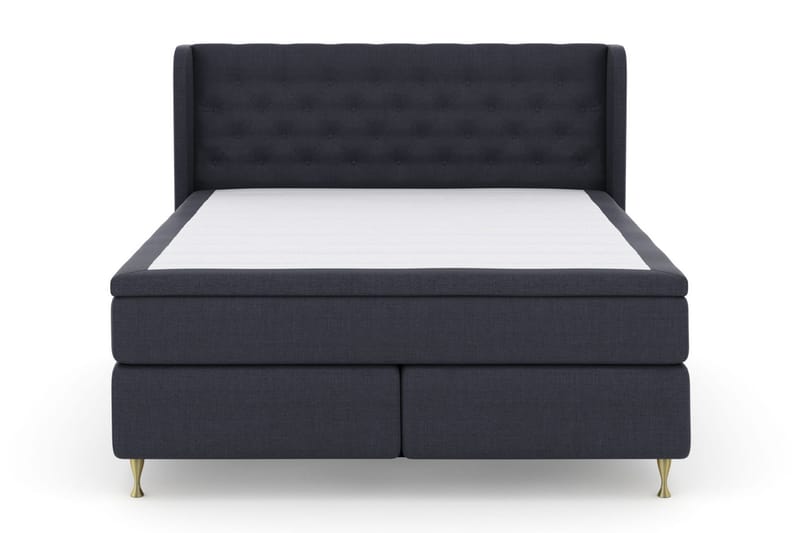 Select No 4 Komplett Sängpaket 180x200 Medium, Blå/Guld