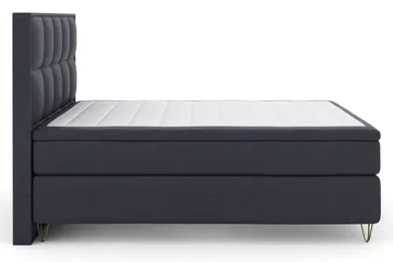 Select No 4 Komplett Sängpaket 180x200 Medium - Blå/Metall V-form - Products - Möbler - Säng - Kontinentalsäng