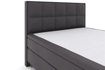 Select No 4 Komplett Sängpaket 180x200 Medium - Mörkgrå/Metall V-form - Products - Möbler - Säng - Kontinentalsäng
