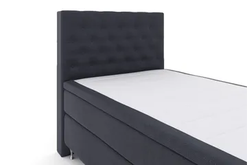 Select No 4 Kontinentalsäng 120x200 Fast - Blå/Silver - Products - Möbler - Säng - Enkelsäng
