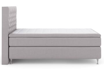Select No 4 Kontinentalsäng 120x200 Fast - Ljusgrå/Silver - Products - Möbler - Säng - Enkelsäng