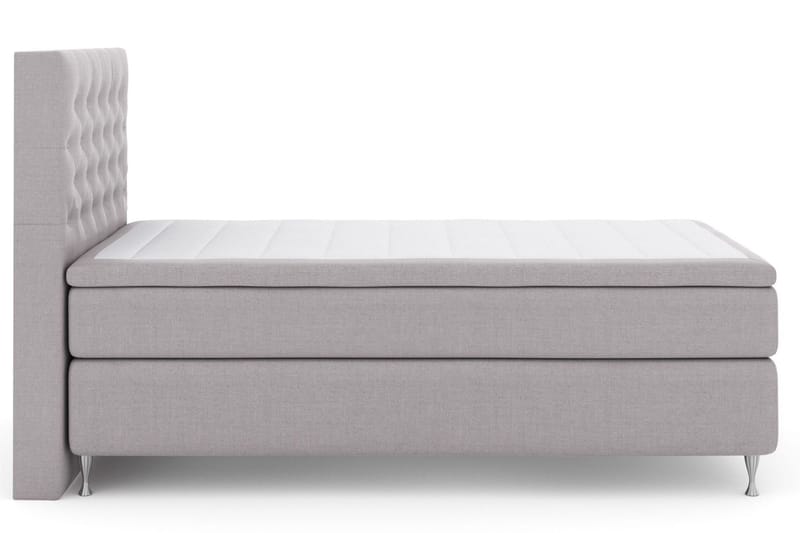 Select No 4 Kontinentalsäng 120x200 Fast - Ljusgrå/Silver - Products - Möbler - Säng - Enkelsäng