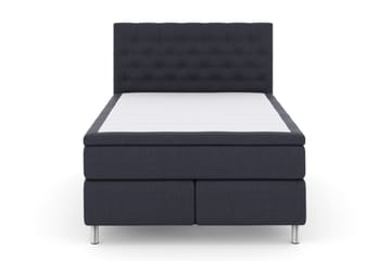 Select No 4 Kontinentalsäng 140x200 Fast - Blå/Metall - Products - Möbler - Säng - Kontinentalsäng