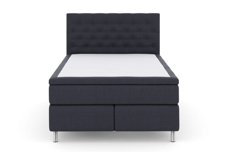 Select No 4 Kontinentalsäng 140x200 Fast - Blå/Metall - Products - Möbler - Säng - Kontinentalsäng