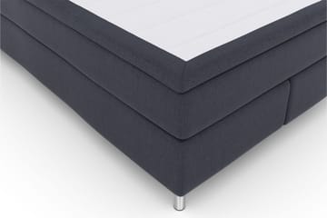 Select No 4 Kontinentalsäng 140x200 Fast - Blå/Metall - Products - Möbler - Säng - Kontinentalsäng
