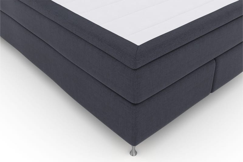 Select No 4 Kontinentalsäng 140x200 Fast/Medium - Blå/Silver - Products - Möbler - Säng - Kontinentalsäng