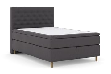 Select No 4 Kontinentalsäng 140x200 Fast/Medium - Mörkgrå/Koppar - Products - Möbler - Säng - Kontinentalsäng