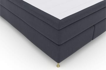 Select No 4 Kontinentalsäng 140x200 Medium - Blå/Guld - Products - Möbler - Säng - Kontinentalsäng