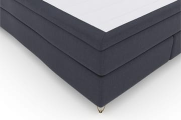 Select No 4 Kontinentalsäng 180x200 Fast/Medium - Blå/Metall V-Form - Products - Möbler - Säng - Kontinentalsäng