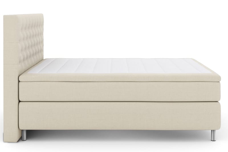 Select No 4 Kontinentalsäng 210x210 Fast/Medium, Beige/Metall