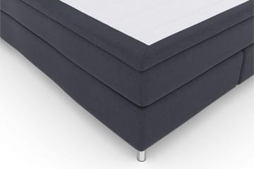 Select No 4 Kontinentalsäng 210x210 Fast/Medium - Blå/Metall - Products - Möbler - Säng - Kontinentalsäng