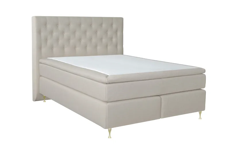 Select No 4 Kontinentalsäng 210x210 Medium - Beige/Guld - Products - Möbler - Säng - Kontinentalsäng