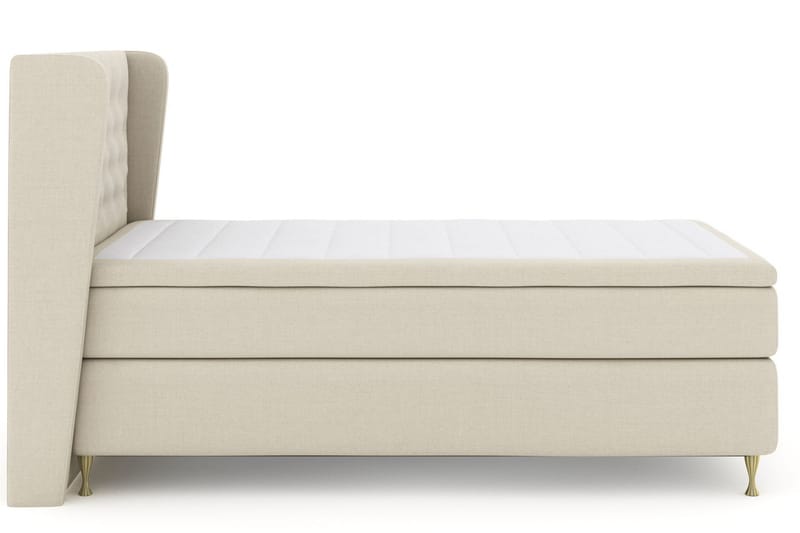 Select No 5 Komplett Sängpaket 120x200 Fast Watergel - Beige/Guld - Products - Möbler - Säng - Enkelsäng