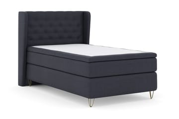 Select No 5 Komplett Sängpaket 120x200 Fast Watergel - Blå/Metall V-form - Products - Möbler - Säng - Enkelsäng