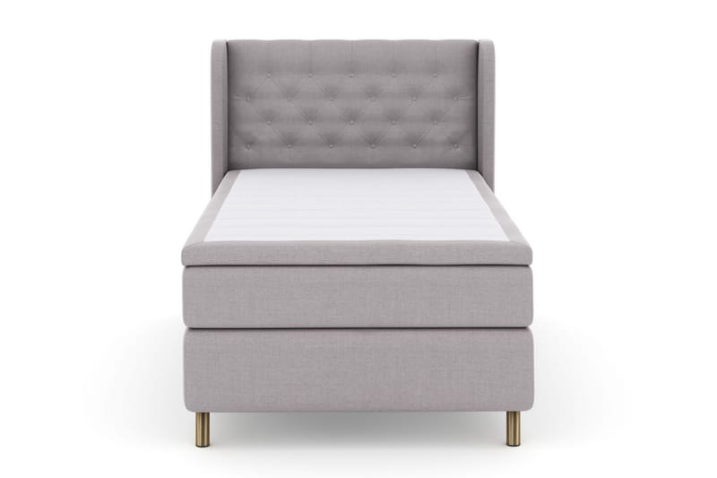 Select No 5 Komplett Sängpaket 120x200 Fast Watergel, Ljusgrå/Koppar