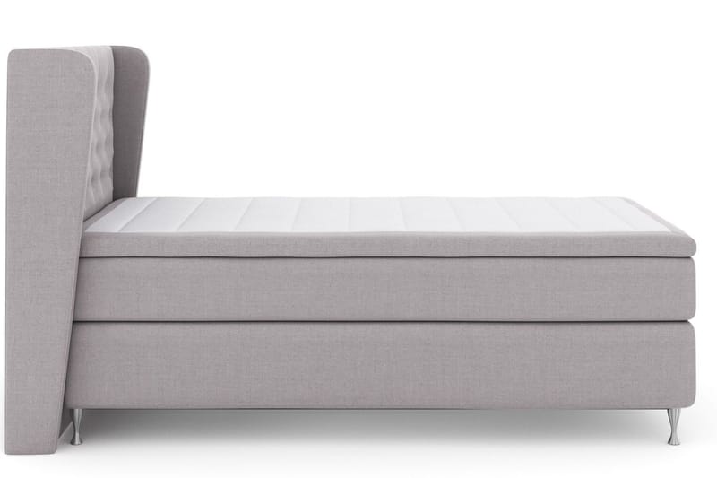 Select No 5 Komplett Sängpaket 120x200 Fast Watergel - Ljusgrå/Silver - Products - Möbler - Säng - Enkelsäng