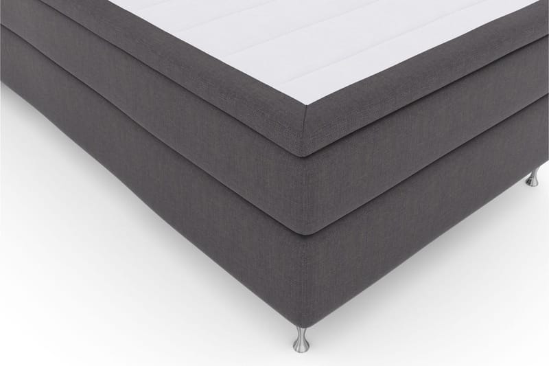 Select No 5 Komplett Sängpaket 120x200 Fast Watergel - Mörkgrå/Silver - Products - Möbler - Säng - Enkelsäng