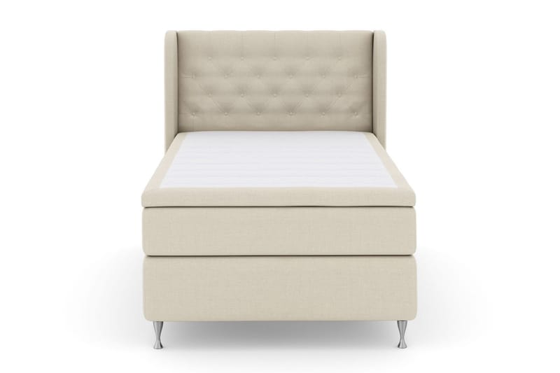 Select No 5 Komplett Sängpaket 120x200 Medium Latex - Beige/Silver - Products - Möbler - Säng - Enkelsäng