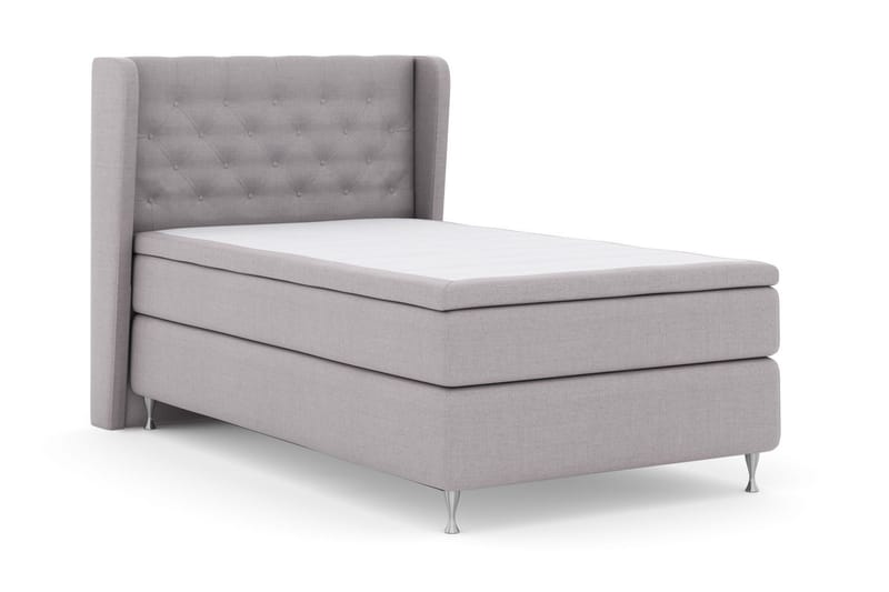 Select No 5 Komplett Sängpaket 120x200 Medium Latex - Ljusgrå/Silver - Products - Möbler - Säng - Enkelsäng