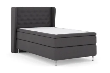 Select No 5 Komplett Sängpaket 120x200 Medium Latex - Mörkgrå/Silver - Products - Möbler - Säng - Enkelsäng