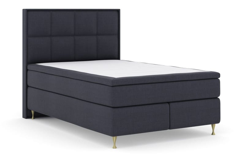Select No 5 Komplett Sängpaket 140x200 Fast Watergel - Blå/Guld - Products - Möbler - Säng - Kontinentalsäng