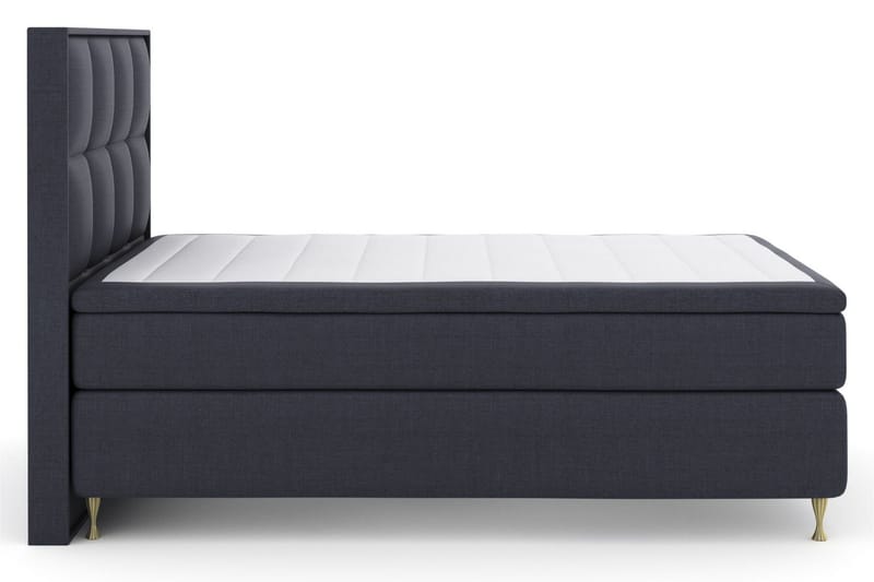 Select No 5 Komplett Sängpaket 140x200 Fast Watergel - Blå/Guld - Products - Möbler - Säng - Kontinentalsäng