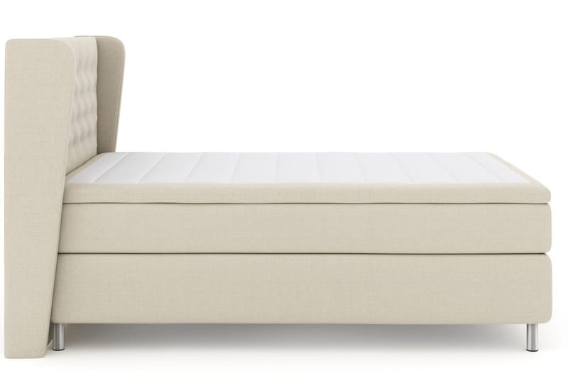 Select No 5 Komplett Sängpaket 140x200 Medium Latex - Beige/Metall - Products - Möbler - Säng - Kontinentalsäng