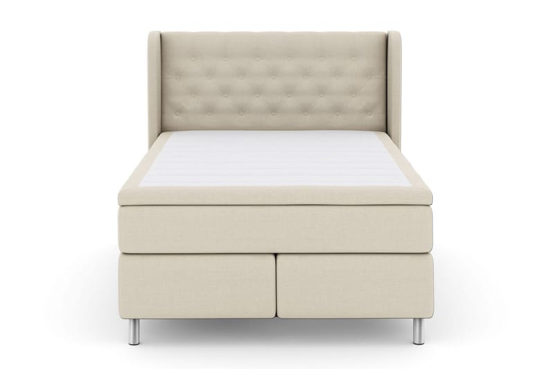 Select No 5 Komplett Sängpaket 140x200 Medium Latex - Beige/Metall - Products - Möbler - Säng - Kontinentalsäng