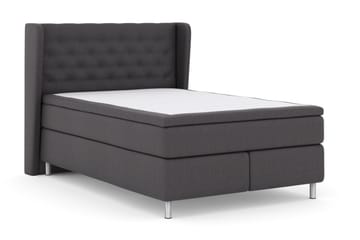 Select No 5 Komplett Sängpaket 140x200 Medium Latex - Mörkgrå/Metall - Products - Möbler - Säng - Kontinentalsäng
