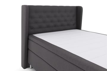Select No 5 Komplett Sängpaket 140x200 Medium Latex - Mörkgrå/Metall - Products - Möbler - Säng - Kontinentalsäng