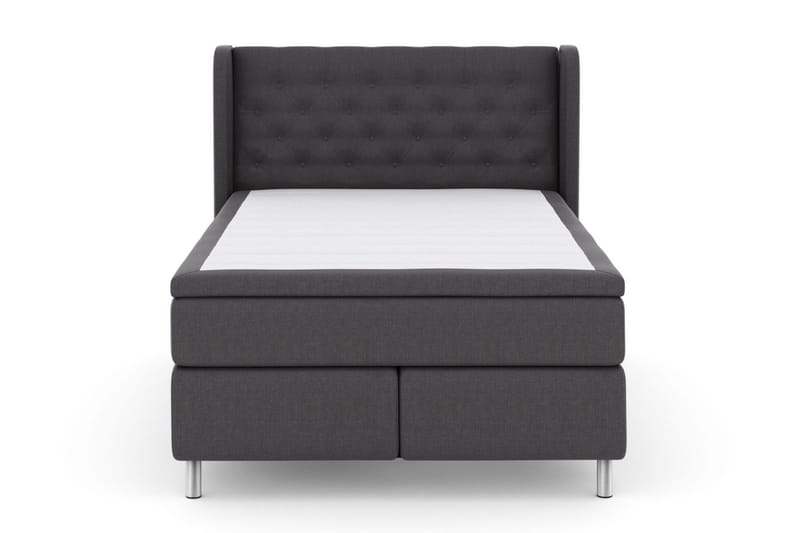 Select No 5 Komplett Sängpaket 140x200 Medium Latex - Mörkgrå/Metall - Products - Möbler - Säng - Kontinentalsäng