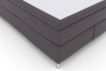 Select No 5 Komplett Sängpaket 140x200 Medium Latex - Mörkgrå/Metall - Products - Möbler - Säng - Kontinentalsäng