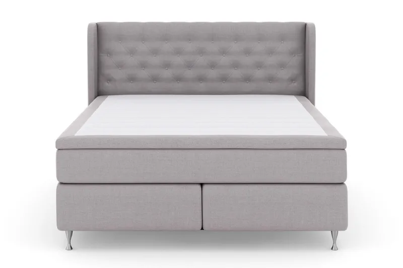 Select No 5 Komplett Sängpaket 160x200 Fast Watergel, Ljusgrå/Silver