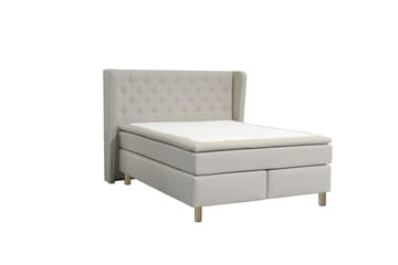 Select No 5 Komplett Sängpaket 160x200 Medium Latex - Beige/Koppar - Products - Möbler - Säng - Kontinentalsäng
