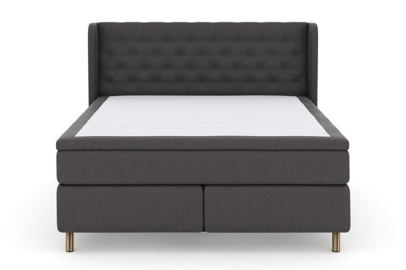 Select No 5 Komplett Sängpaket 160x200 Medium Latex - Mörkgrå/Koppar - Products - Möbler - Säng - Kontinentalsäng