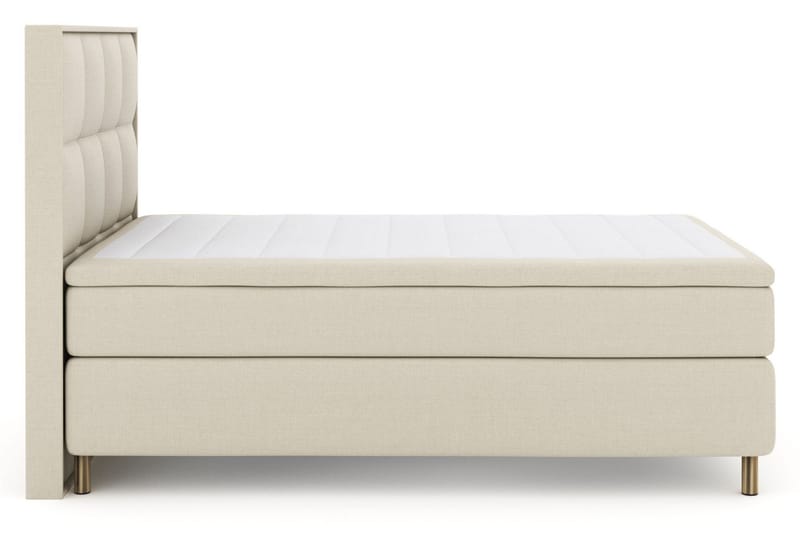 Select No 5 Komplett Sängpaket 160x200 Medium Watergel - Beige/Koppar - Products - Möbler - Säng - Kontinentalsäng