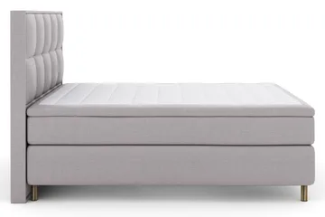Select No 5 Komplett Sängpaket 160x200 Medium Watergel - Ljusgrå/Koppar - Products - Möbler - Säng - Kontinentalsäng