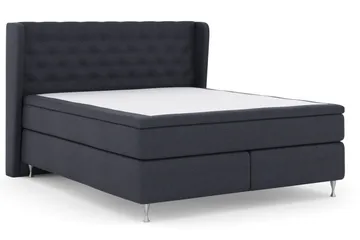 Select No 5 Komplett Sängpaket 180x200 Fast Watergel - Blå/Silver - Products - Möbler - Säng - Kontinentalsäng