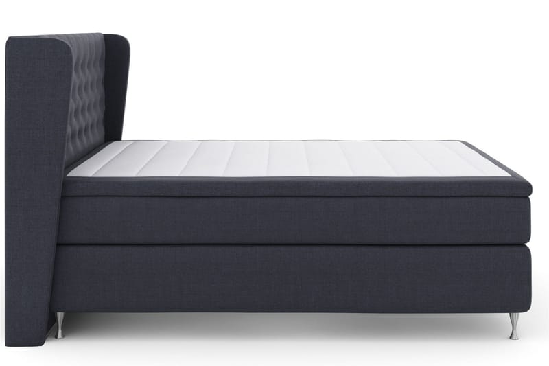 Select No 5 Komplett Sängpaket 180x200 Fast Watergel - Blå/Silver - Products - Möbler - Säng - Kontinentalsäng