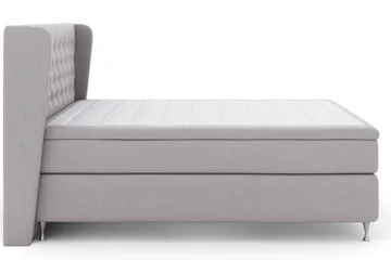 Select No 5 Komplett Sängpaket 180x200 Fast Watergel - Ljusgrå/Silver - Products - Möbler - Säng - Kontinentalsäng