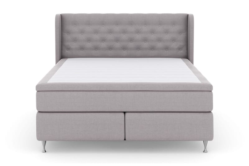 Select No 5 Komplett Sängpaket 180x200 Fast Watergel - Ljusgrå/Silver - Products - Möbler - Säng - Kontinentalsäng
