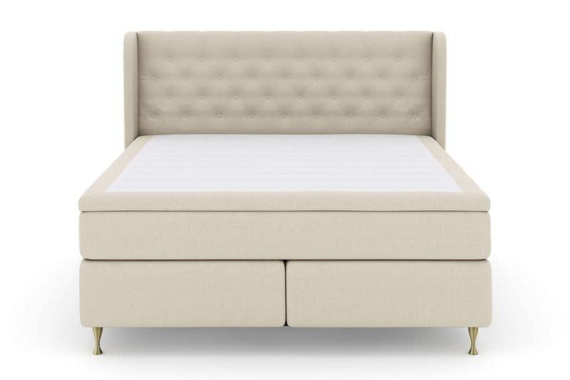 Select No 5 Komplett Sängpaket 180x200 Medium Watergel - Beige/Guld - Products - Möbler - Säng - Kontinentalsäng