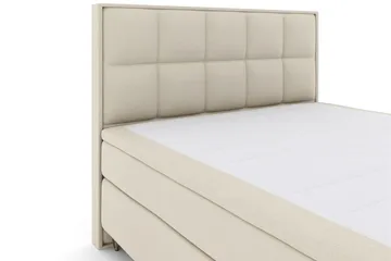 Select No 5 Komplett Sängpaket 180x200 Medium Watergel - Beige/Metall V-form - Products - Möbler - Säng - Kontinentalsäng