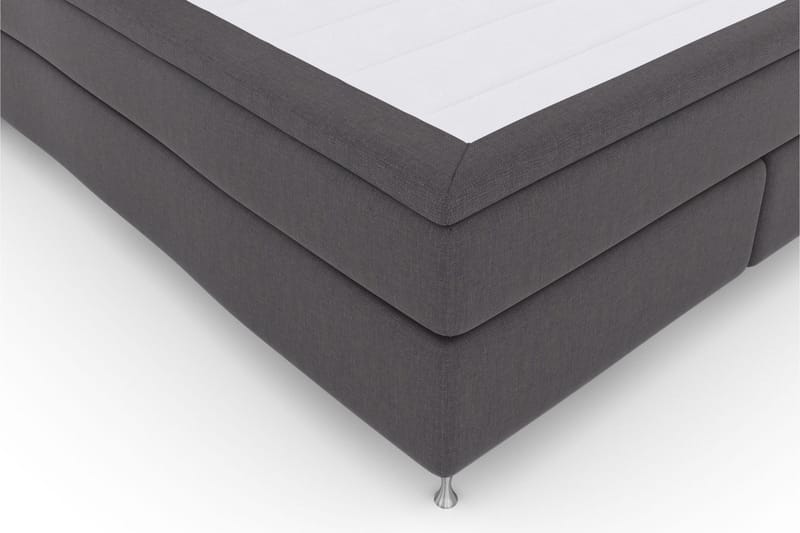 Select No 5 Komplett Sängpaket 210x210 Fast Watergel - Mörkgrå/Silver - Products - Möbler - Säng - Kontinentalsäng