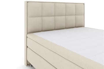 Select No 5 Komplett Sängpaket 210x210 Fast/Medium Latex - Beige/Silver - Products - Möbler - Säng - Kontinentalsäng