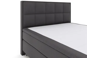 Select No 5 Komplett Sängpaket 210x210 Fast/Medium Latex - Mörkgrå/Silver - Products - Möbler - Säng - Kontinentalsäng